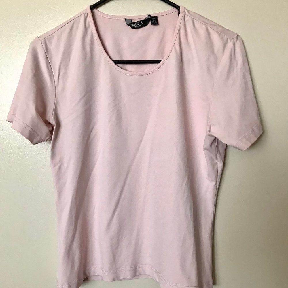Mexx Light Pink Essential Tee - Size L (Fits like M)